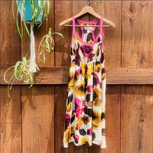 Anthropologie Moulinette Soeurs Silk Floral Dress